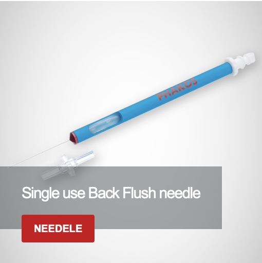 Single Use Back Flush Needle